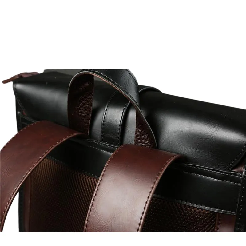 Vick Vintage Laptop Leather Backpacks Bag