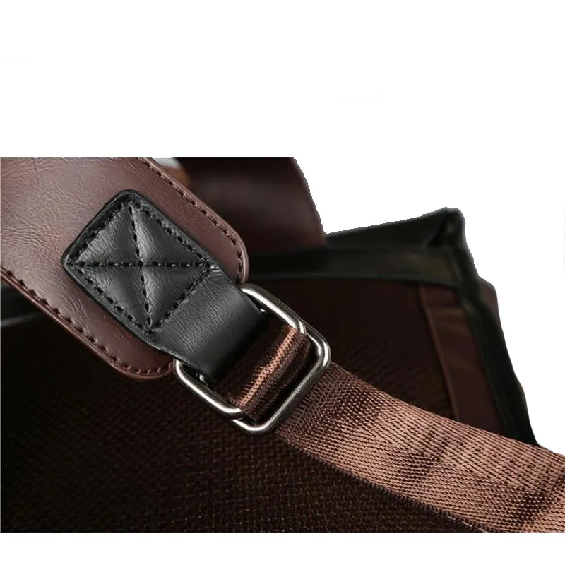 Vick Vintage Laptop Leather Backpacks Bag