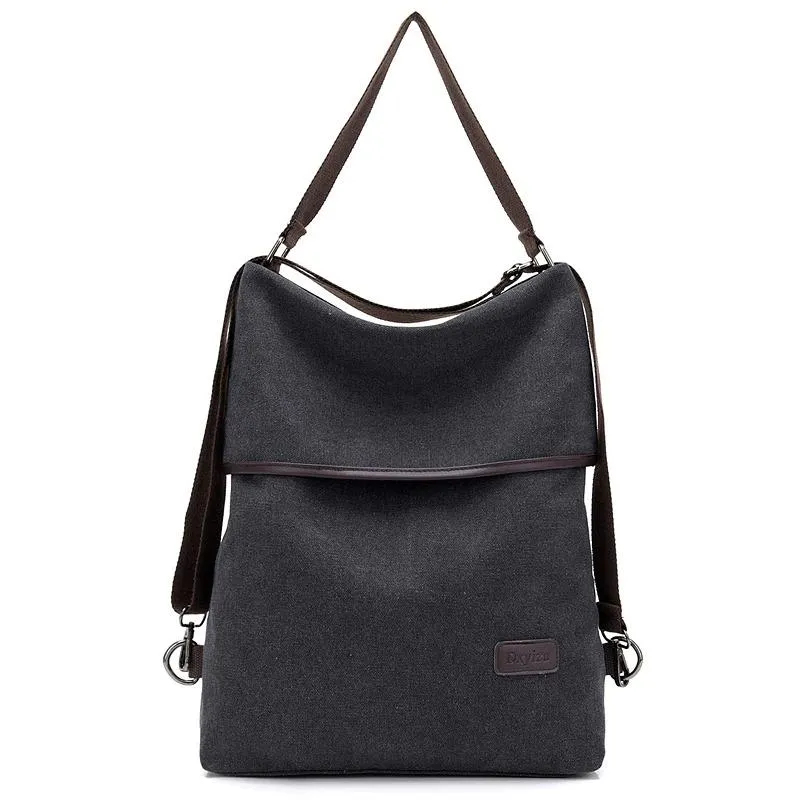 Vintage Canvas Travel Backpack for Women