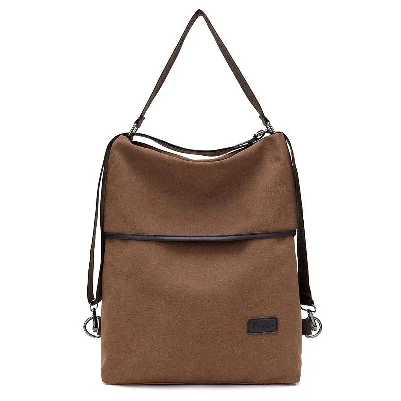 Vintage Canvas Travel Backpack for Women