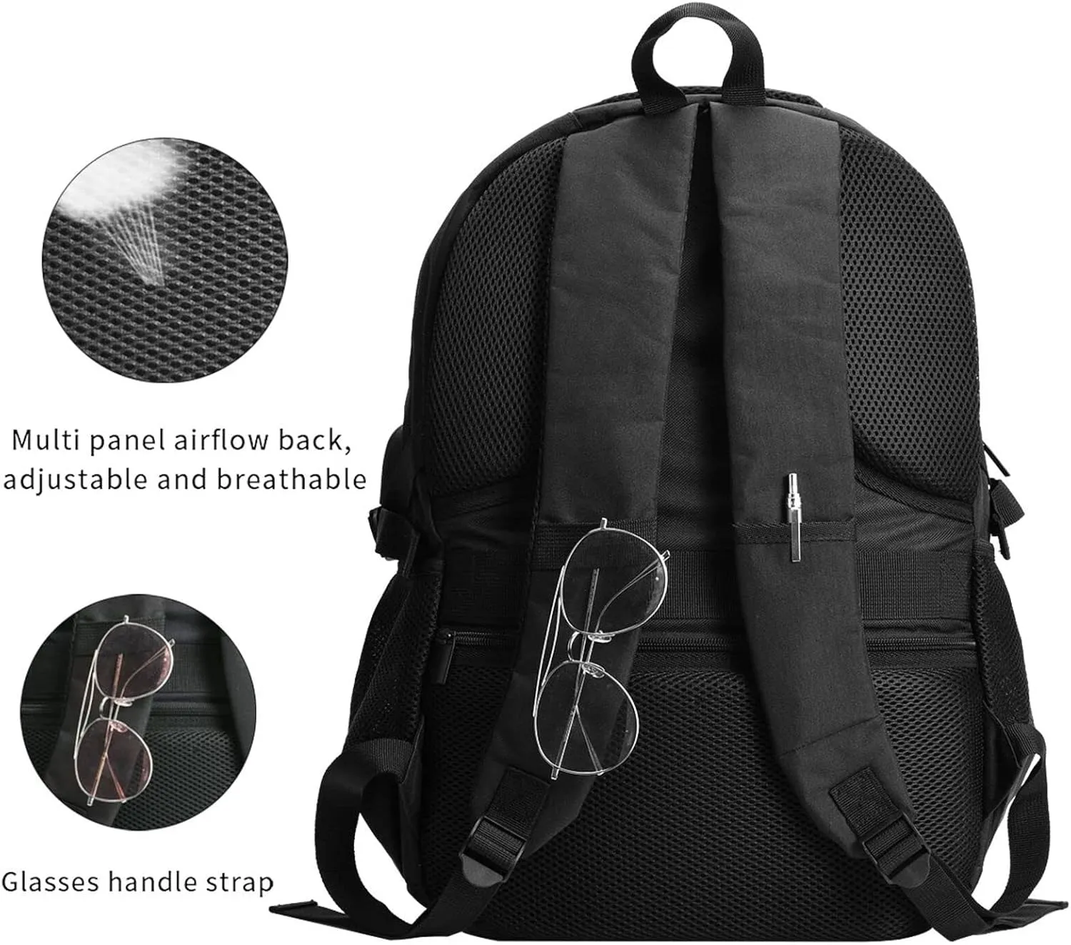 Vintage Colombia Flag Colombian Pride Roots Travel Backpacks Casual Backpack Large Capacity Laptop Rucksack Luggage Daypacks with USB Charging Port Multi-Pockets Bags for Hiking
