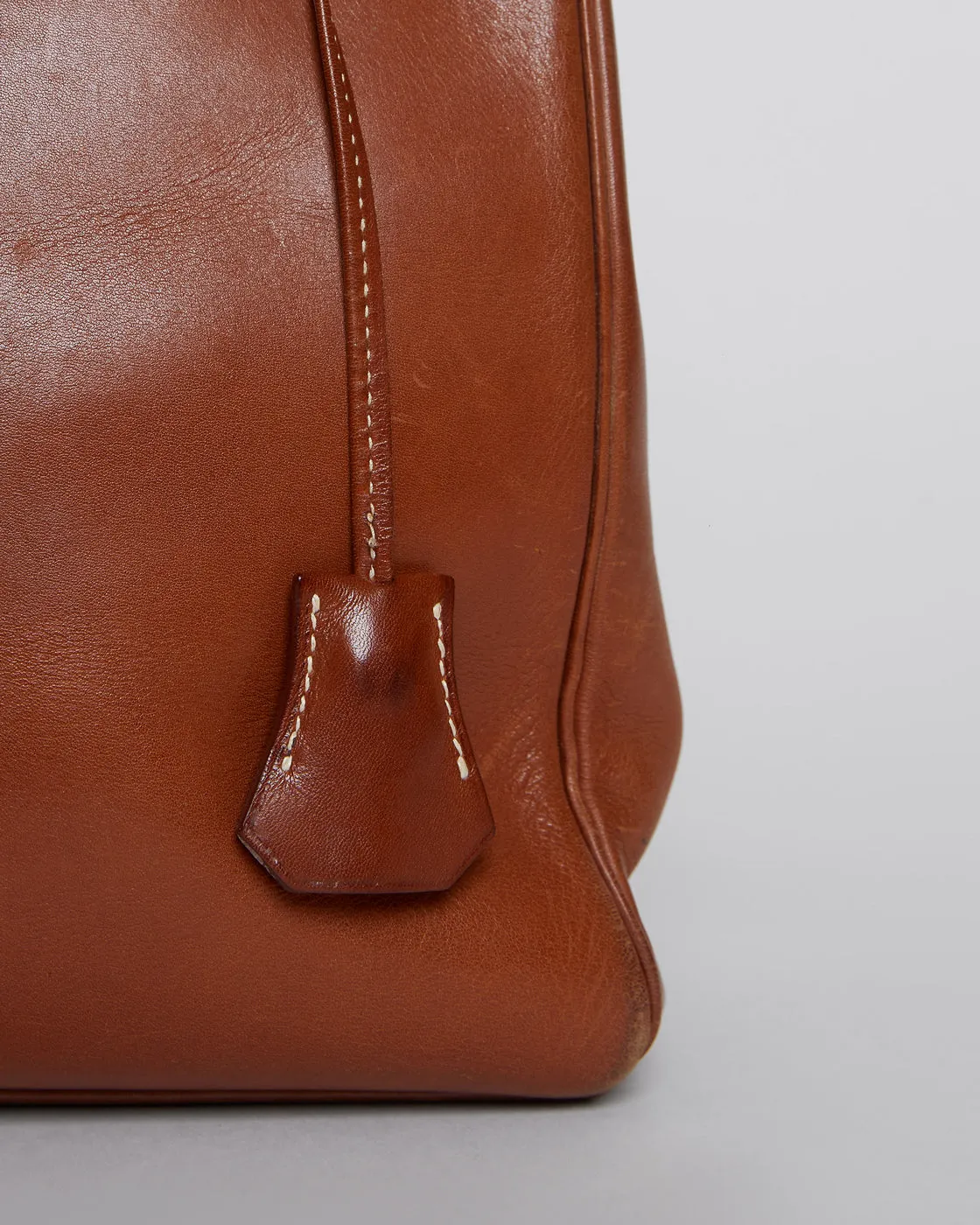 VINTAGE HERMÈS KELLY ADO BACKPACK in saddle brown leather