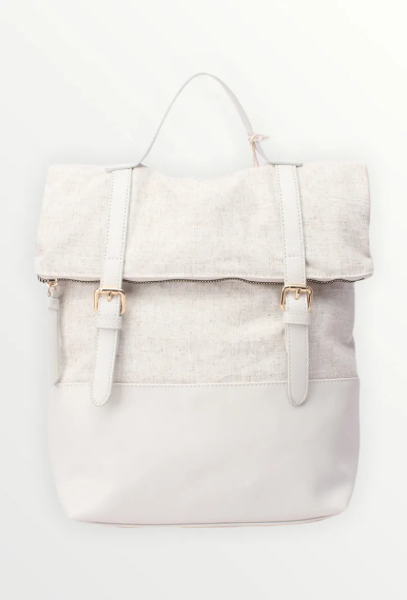 Vintage leather backpack