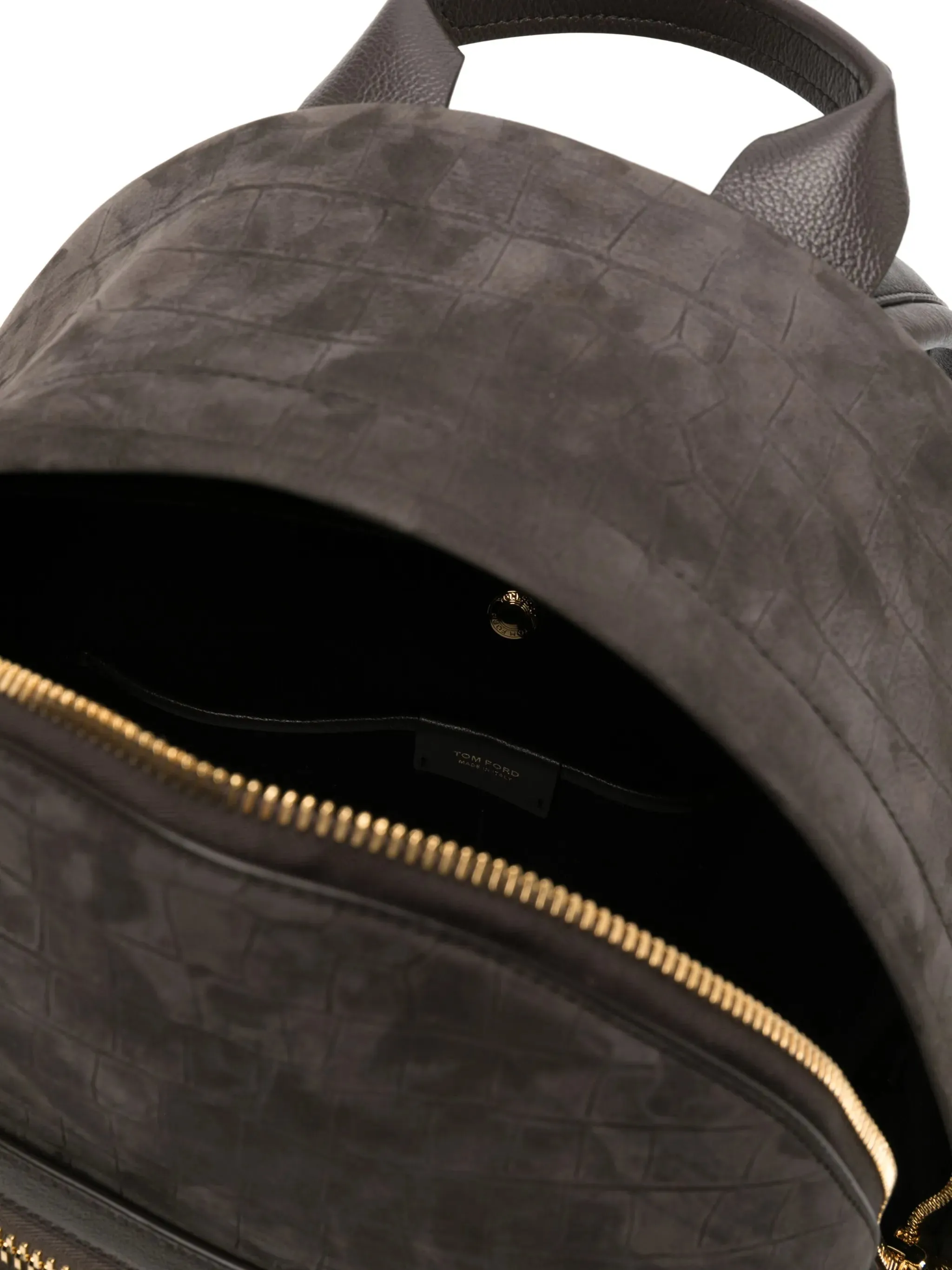 Volume discount leather Remote-controlled backpack crocodile-embossed