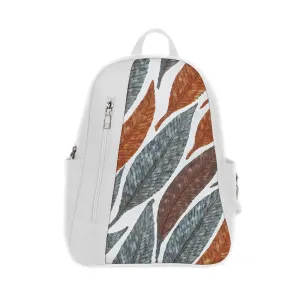White Mixed Backpack Bloom