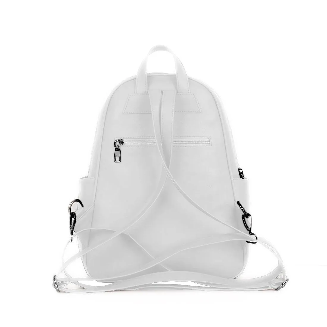 White Mixed Backpack Pretty Woman