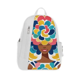 White Mixed Backpack Pretty Woman