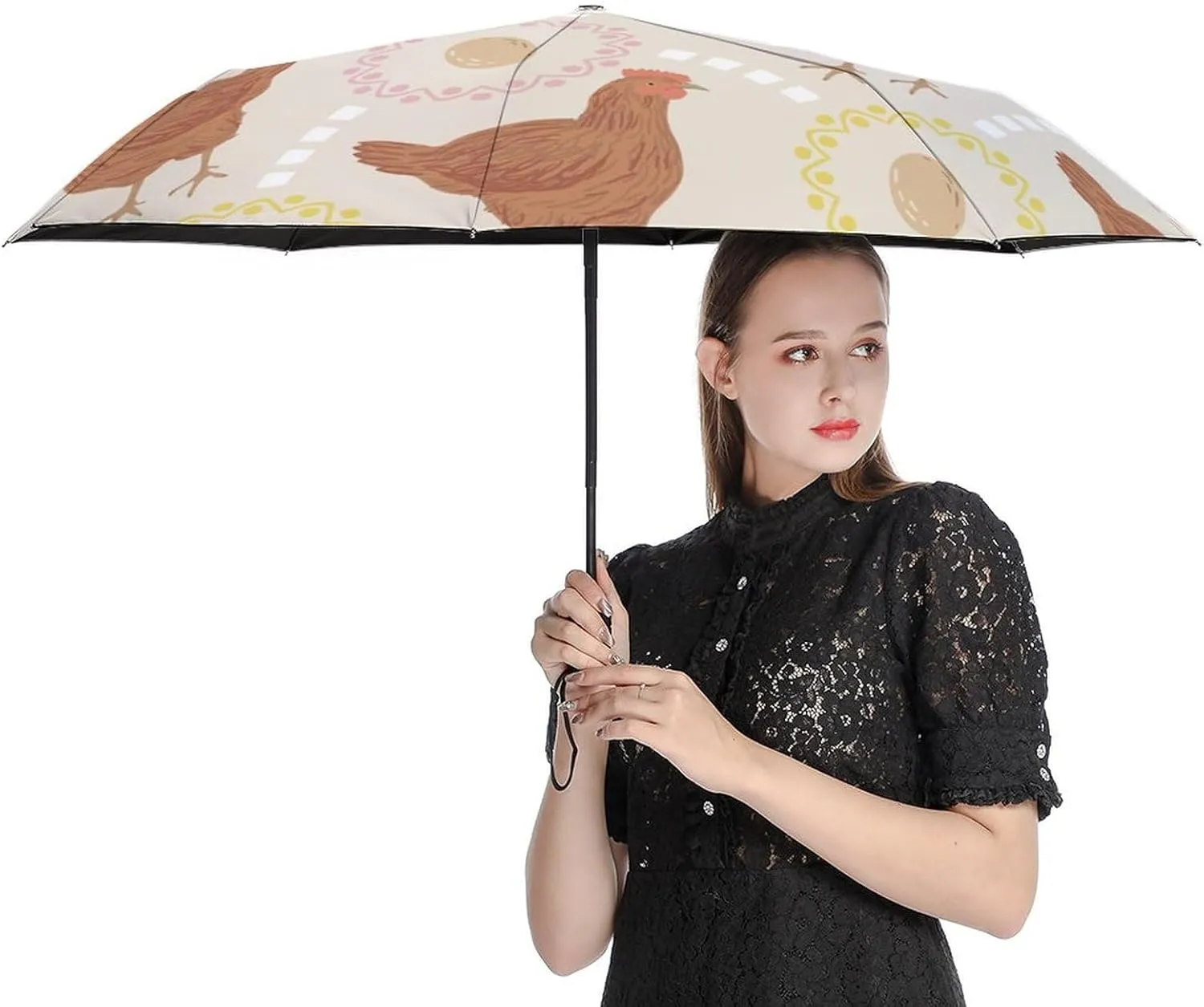 Windproof Travel Umbrellas for Rain,Underwater Creatures Durable & Compact Umbrella-Waterproof Canopy for Backpack, Purse, Portable, Umbrella for Travel