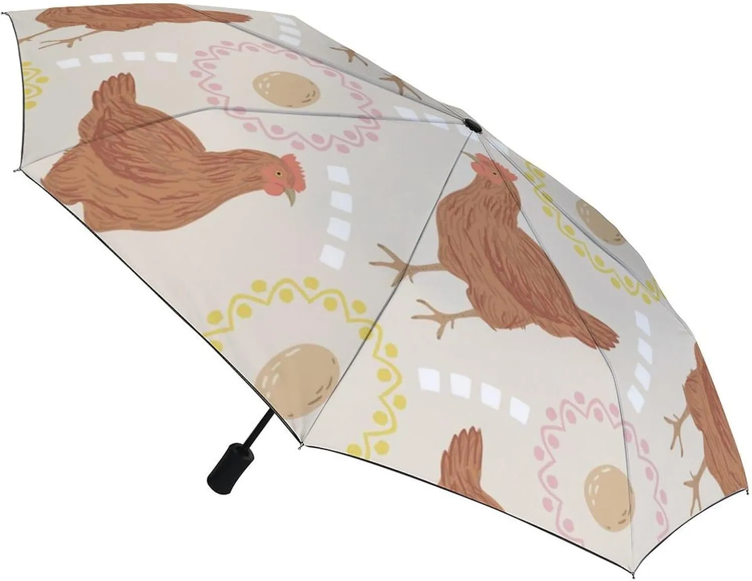 Windproof Travel Umbrellas for Rain,Underwater Creatures Durable & Compact Umbrella-Waterproof Canopy for Backpack, Purse, Portable, Umbrella for Travel