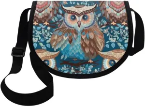 Women Small Tote Bag Van Gogh Starry Night Modern Abstract Aesthetic Colorful Casual Satchel Pack Semi Circle Bag