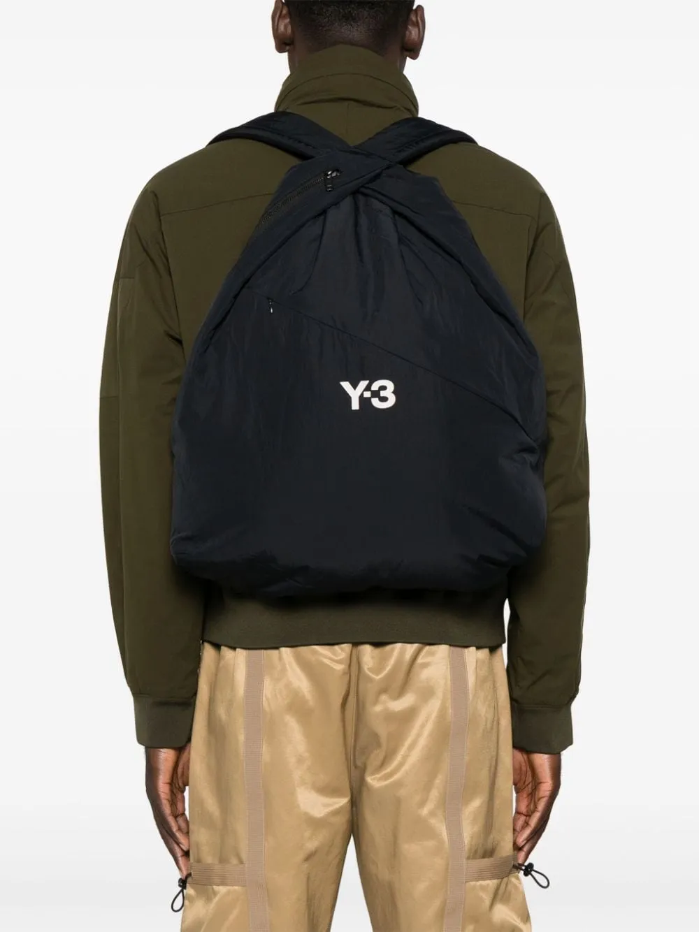 Y 3 Logo Nylon Backpack