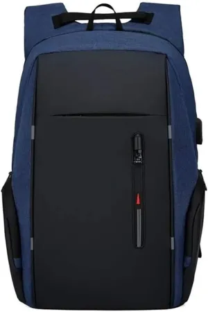 YOURNAME Large Capacity Waterproof Men's Business Travel Bag Computer Backpack Charging Port Travel Backpacks