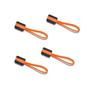 Zip Puller Orange Pk x 4
