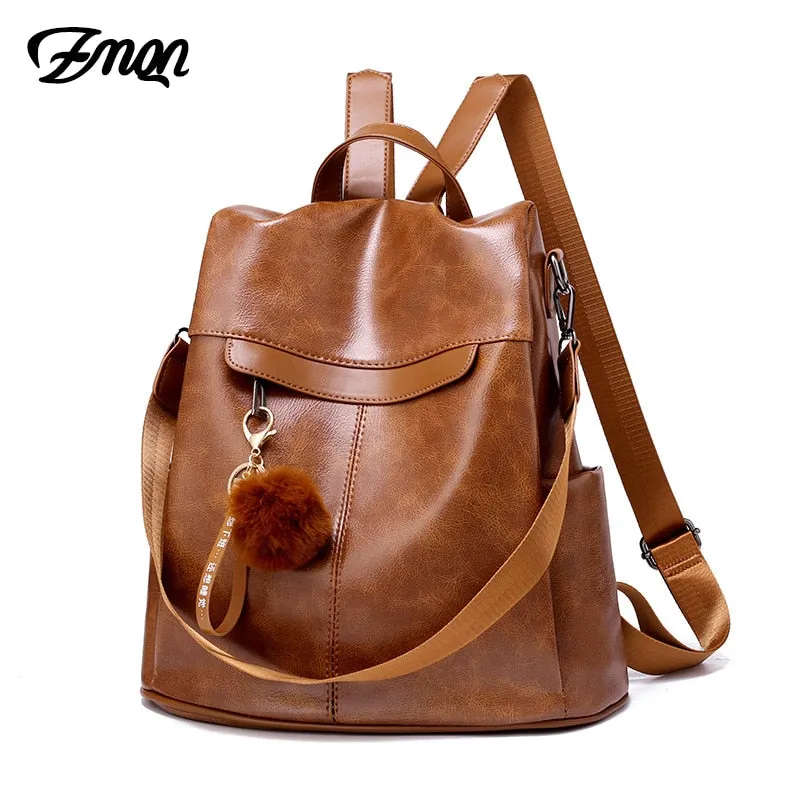 ZMQN Backpack Women 2019 Anti Theft Backpack Mochila Feminina Vintage Bagpack
